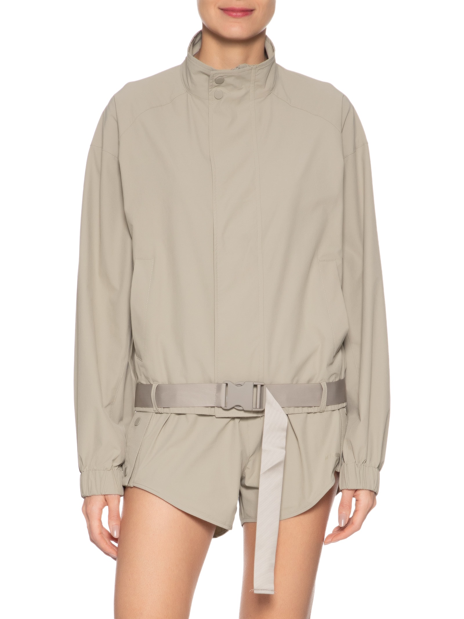 Casaco Feminino Liso Bege Hering Sports + Francesca