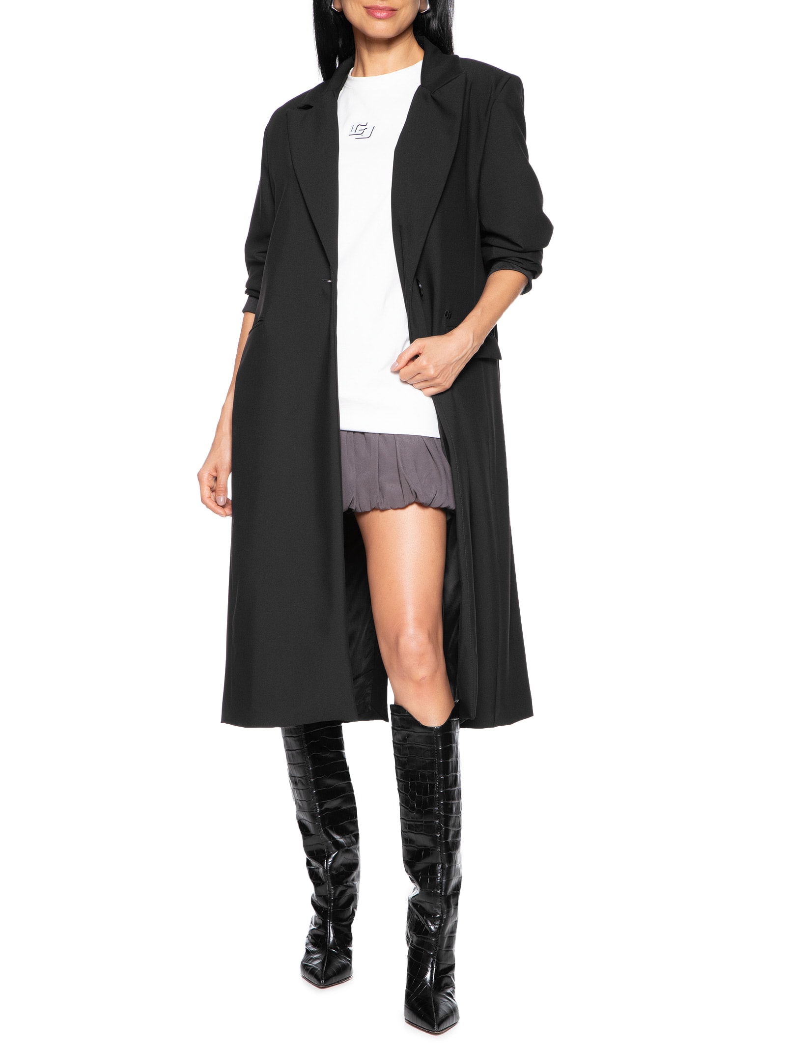 Colcci Casaco Feminino Liso Preto