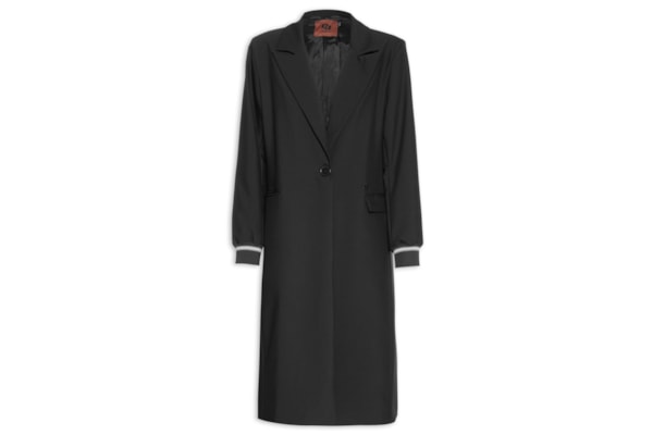 Casaco Feminino Liso - Preto
