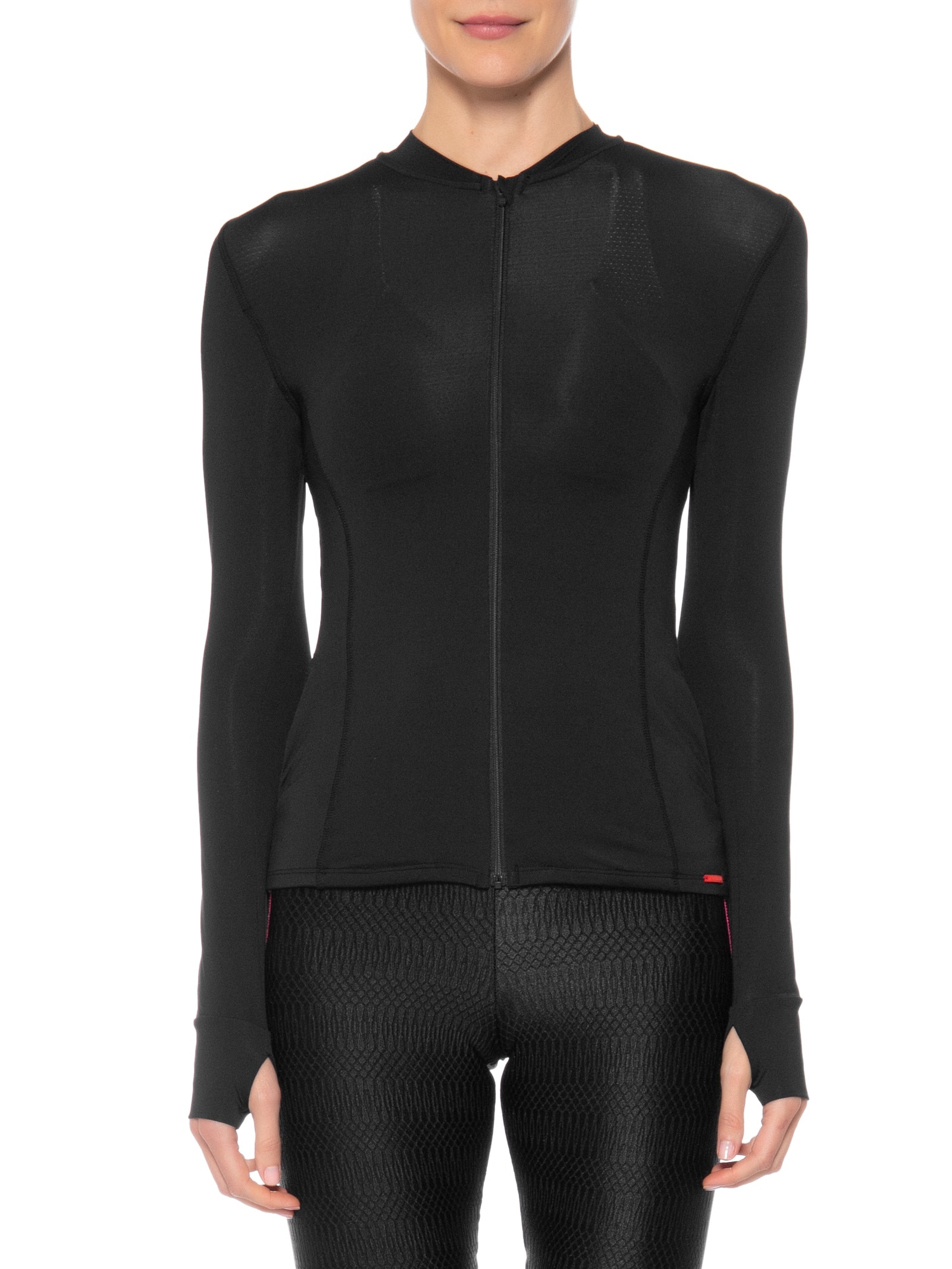 Casaco Feminino Liso Preto Body For Sure