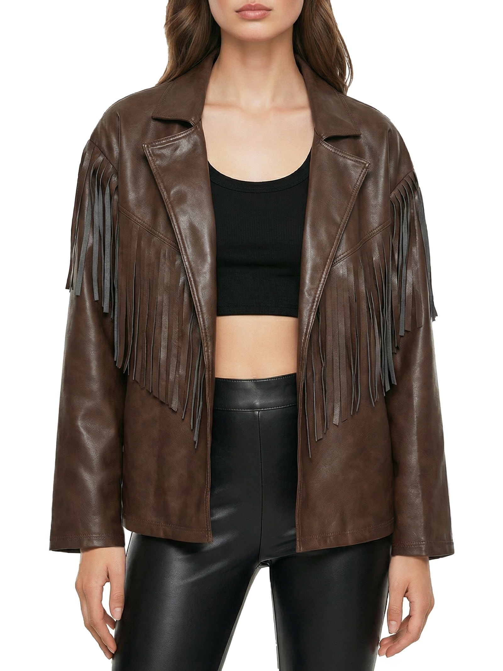 Casaco Feminino Manga Longa Marrom My Favorite