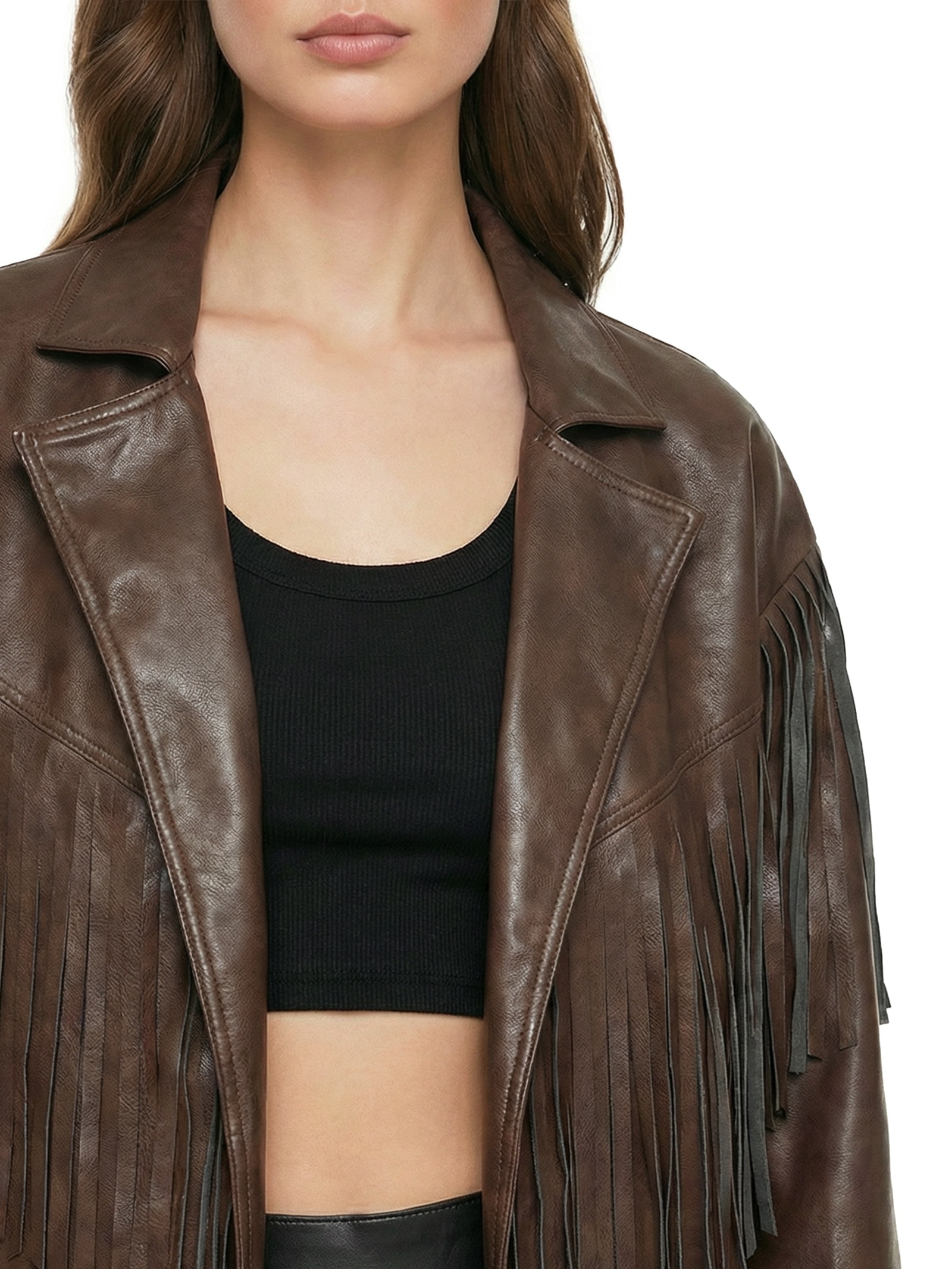 Casaco Feminino Manga Longa Marrom My Favorite