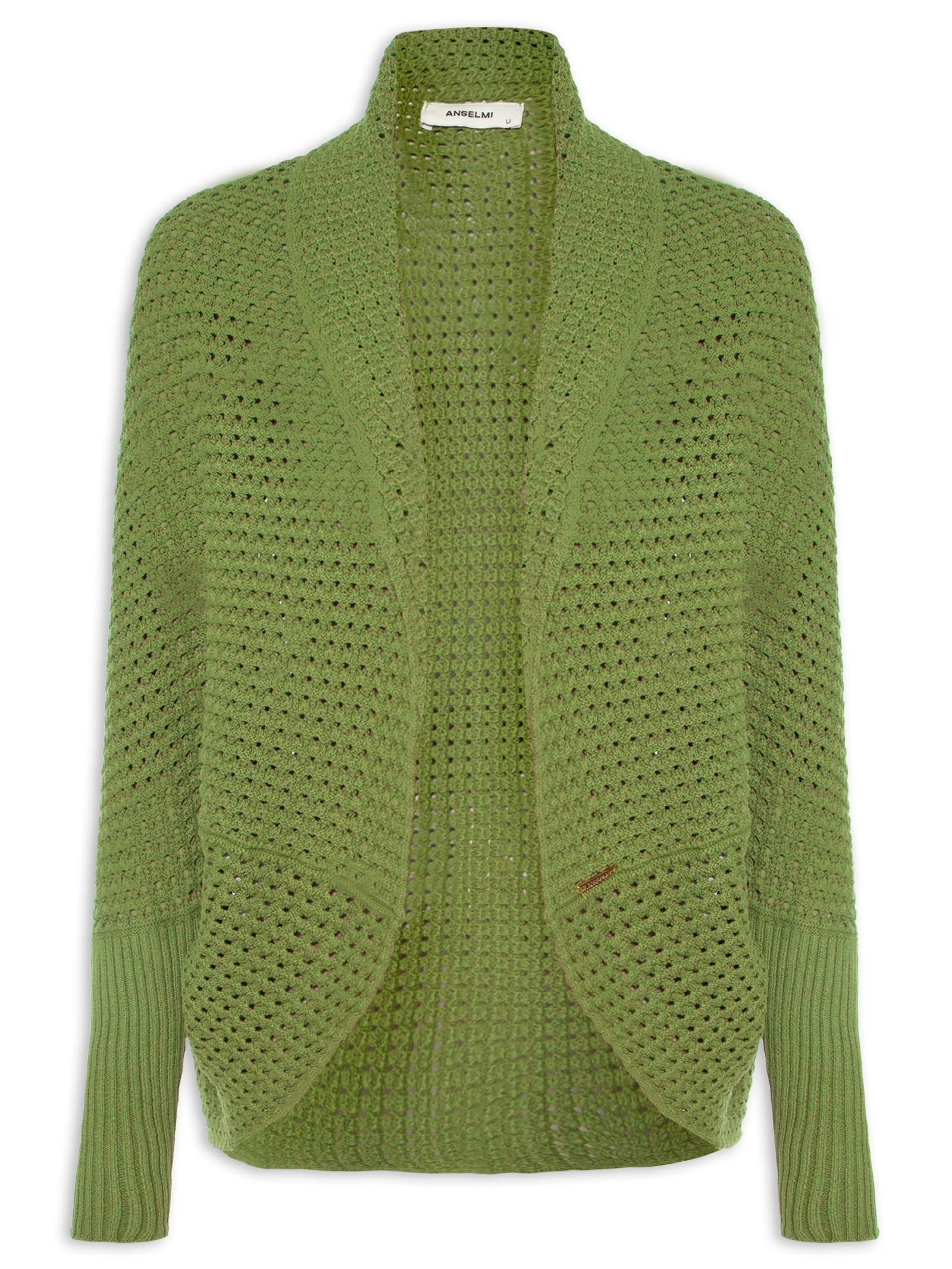 Anselmi - Casaco Feminino Manga Morcego - Verde