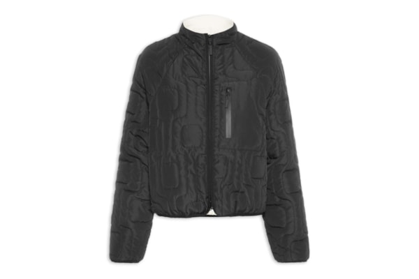 Casaco Feminino Matelassê Calçadão Double Face - Preto