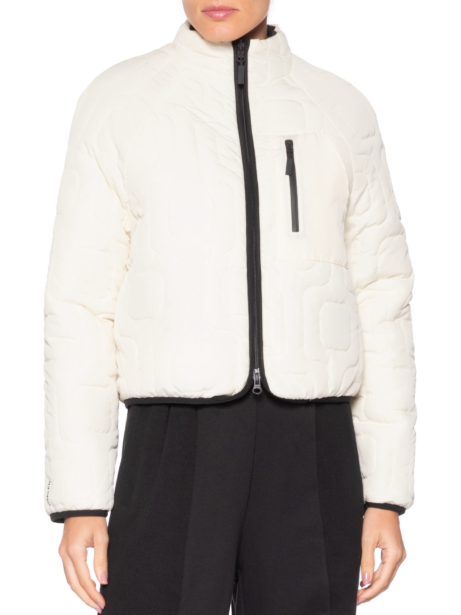 Casaco Feminino Matelassê Calçadão Double Face Preto Osklen