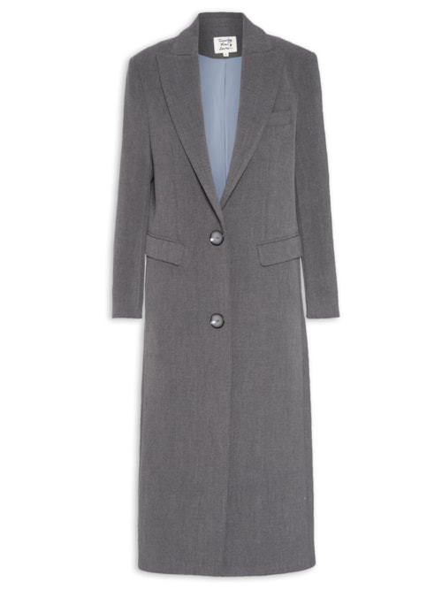 Casaco Feminino Max Classic - Cinza