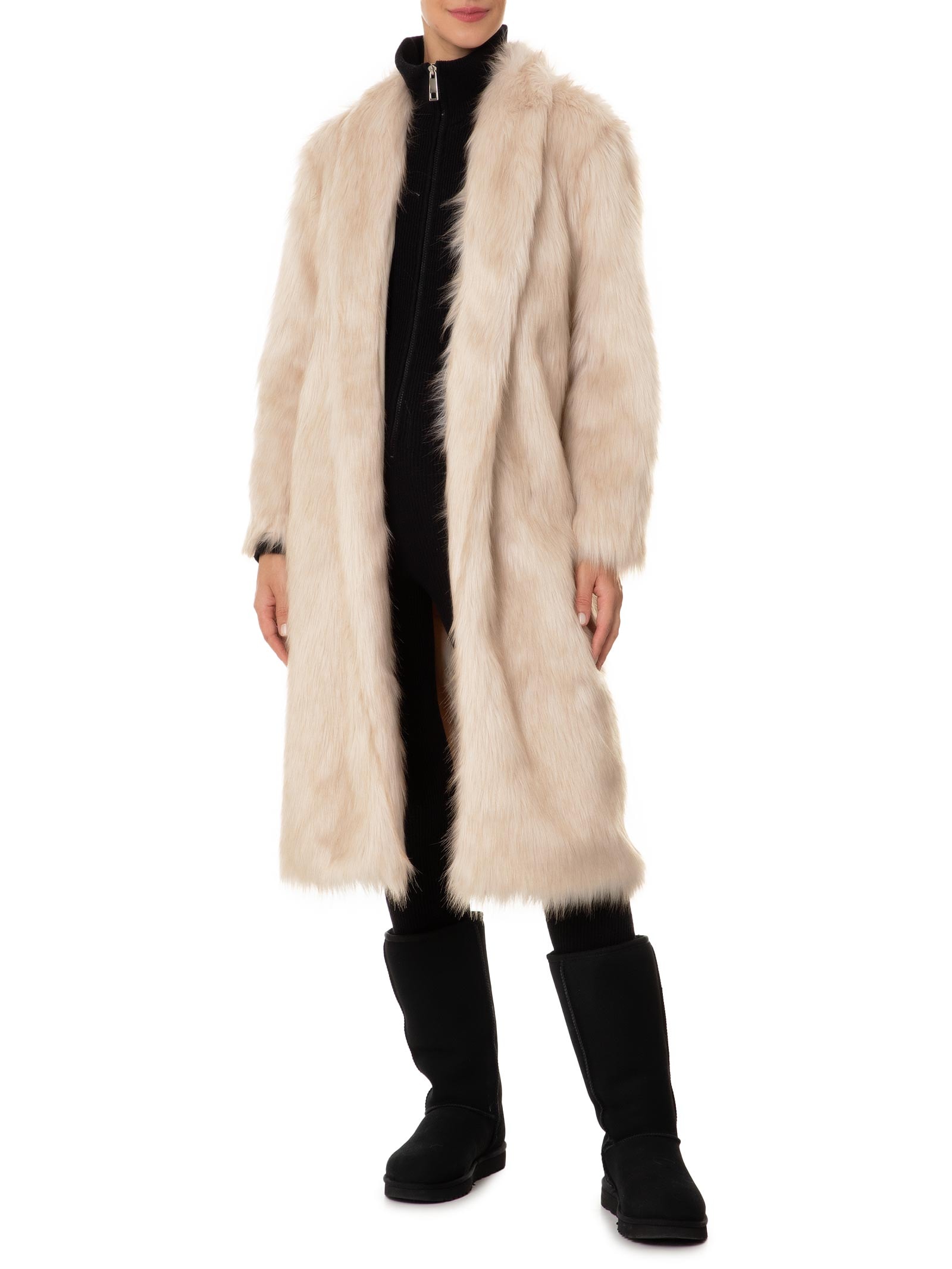 Casaco Feminino Maxi Bege Anselmi