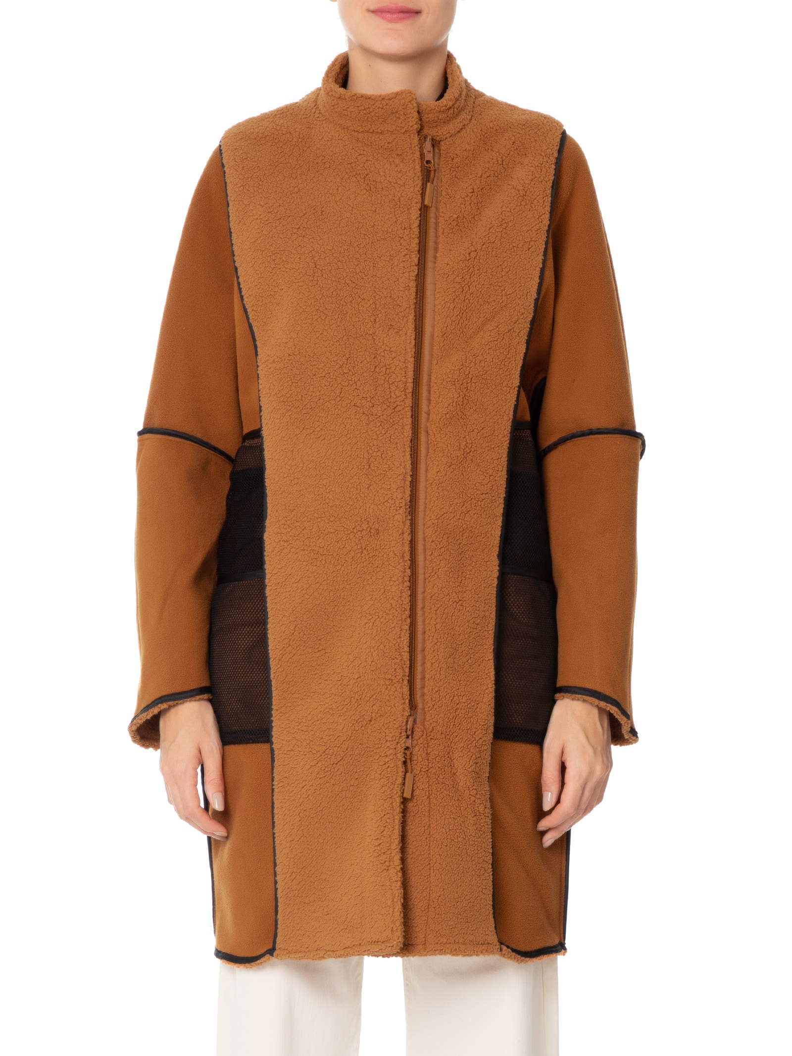 Casaco Feminino Midi Fleece Double Face - Marrom - Osklen