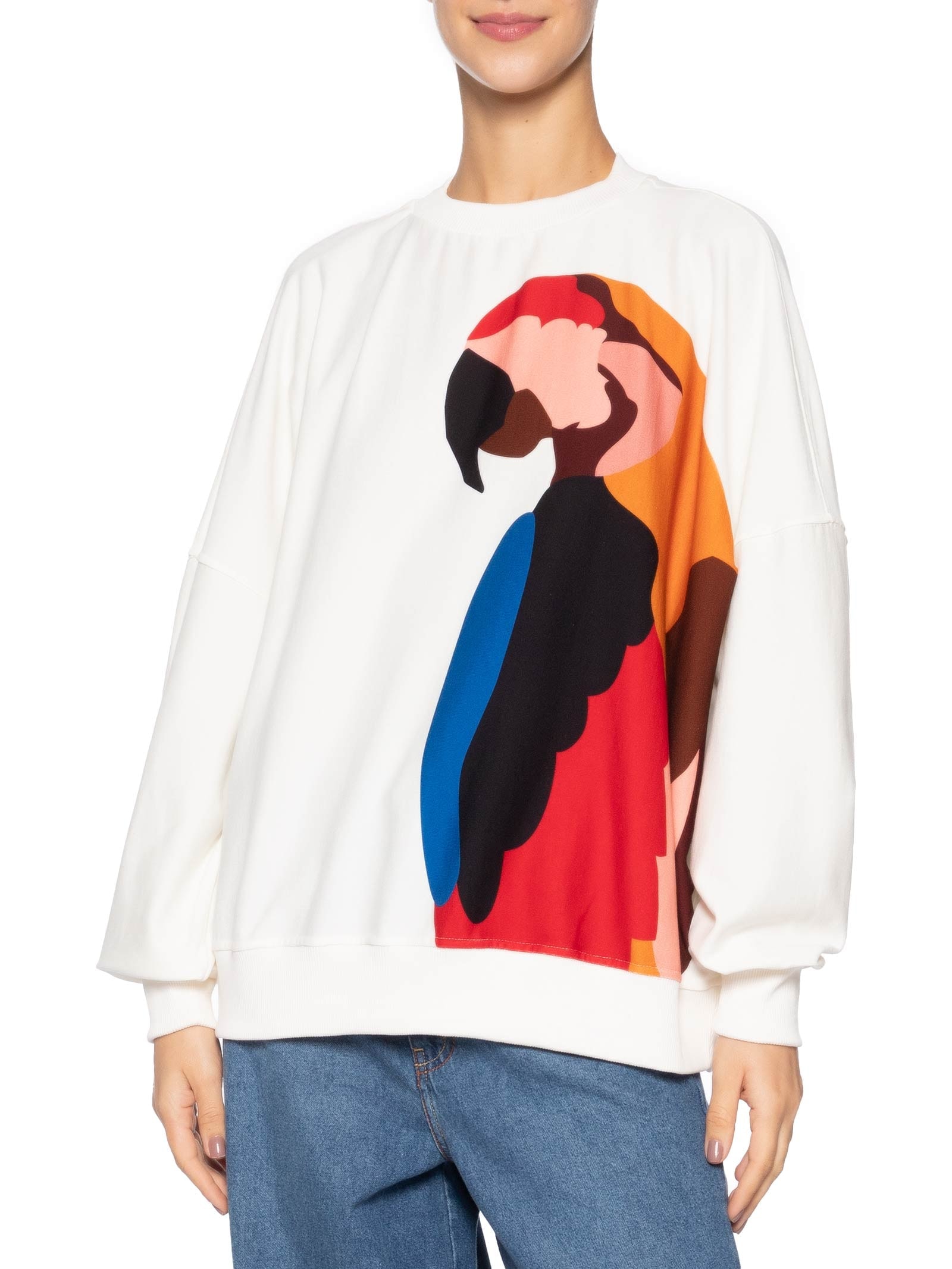 Casaco Feminino Moletom Araraquara Branco Farm