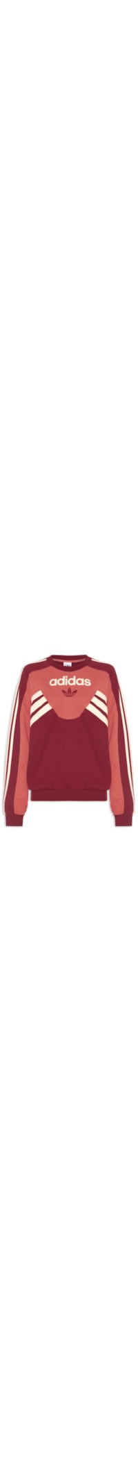 Casaco Feminino Moletom Crew Main - Vermelho