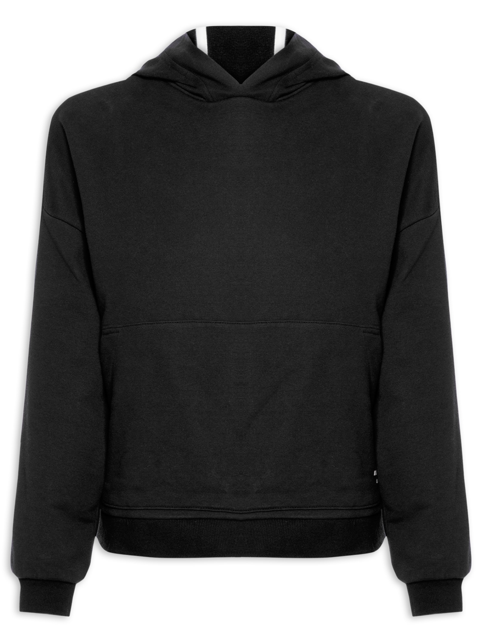 Osklen Casaco Feminino Moletom Double Face Viés Preto