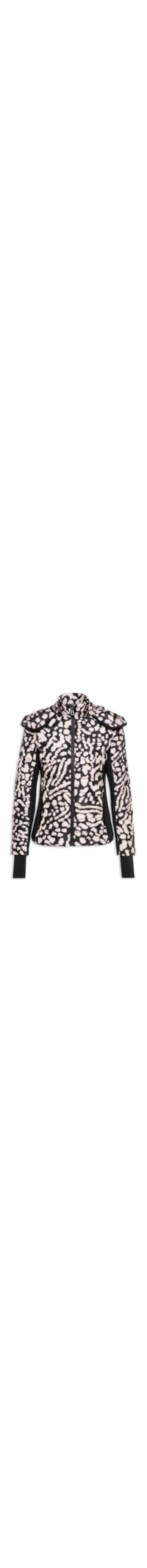 Casaco Feminino Nylon Estampado Puffer - Animal Print