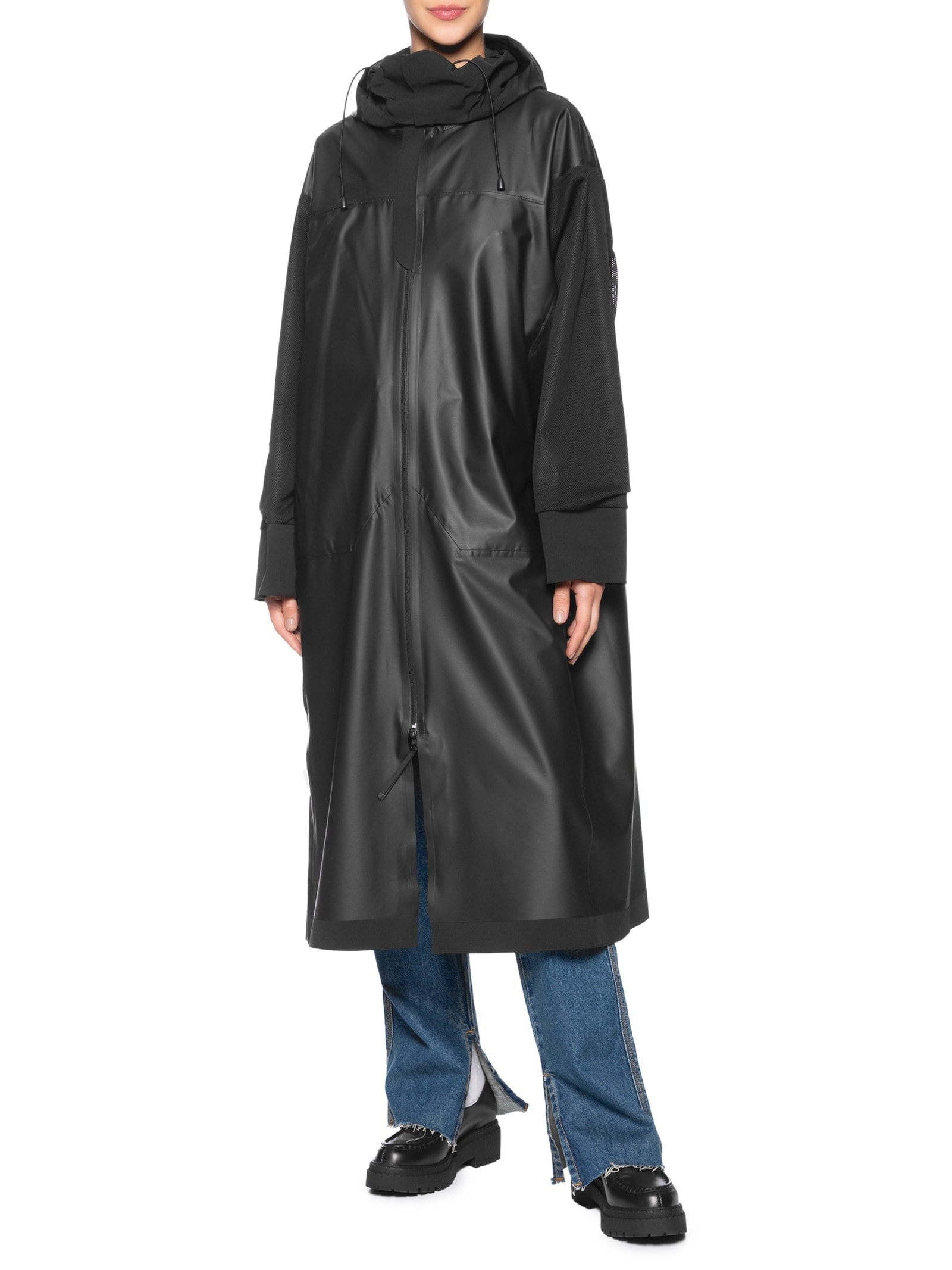 Casaco Feminino Overshirt Em Denim Tamanho Grande Preto Lacoste