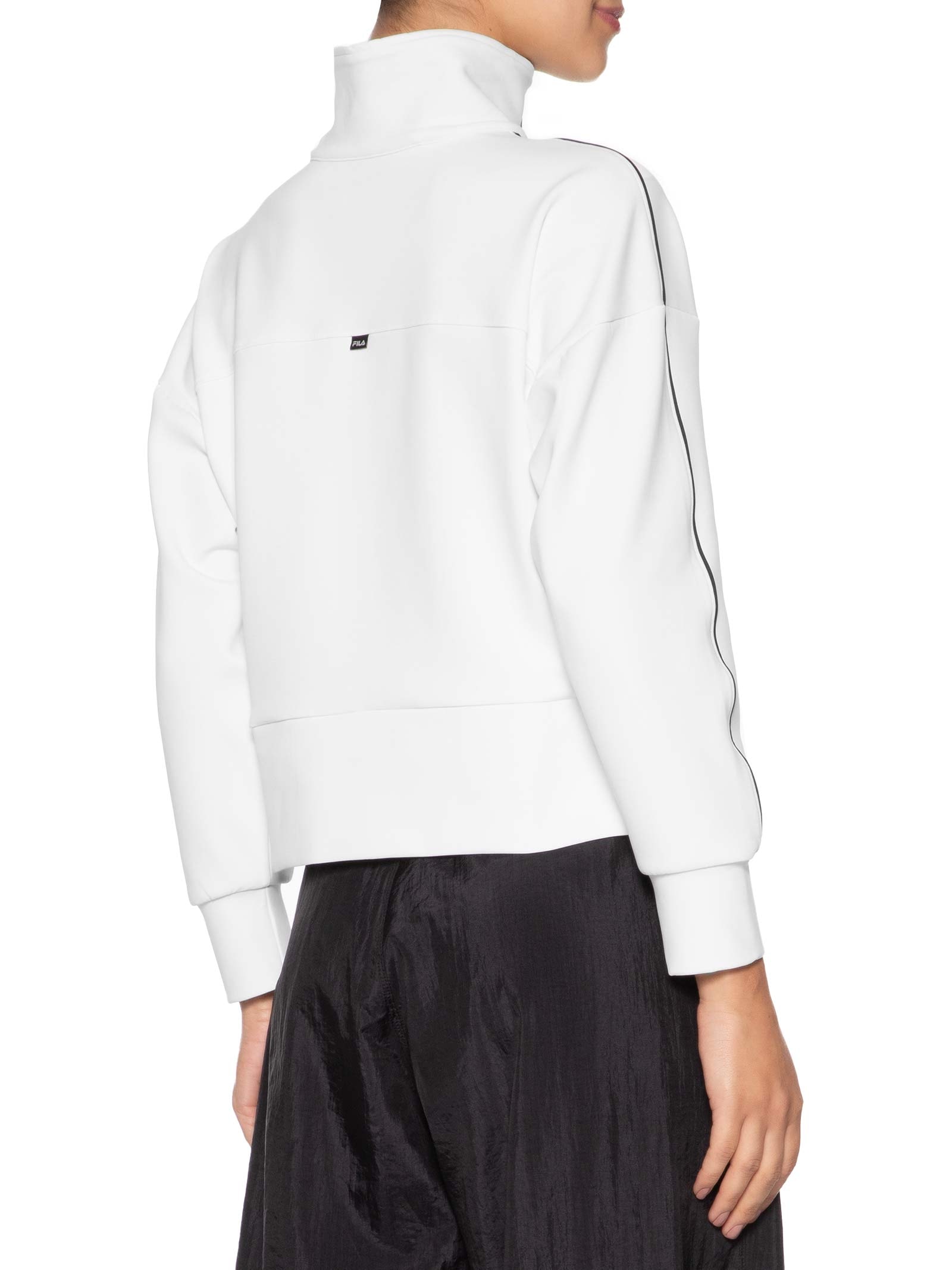 Casaco Feminino Piping Classic Sports Branco Fila