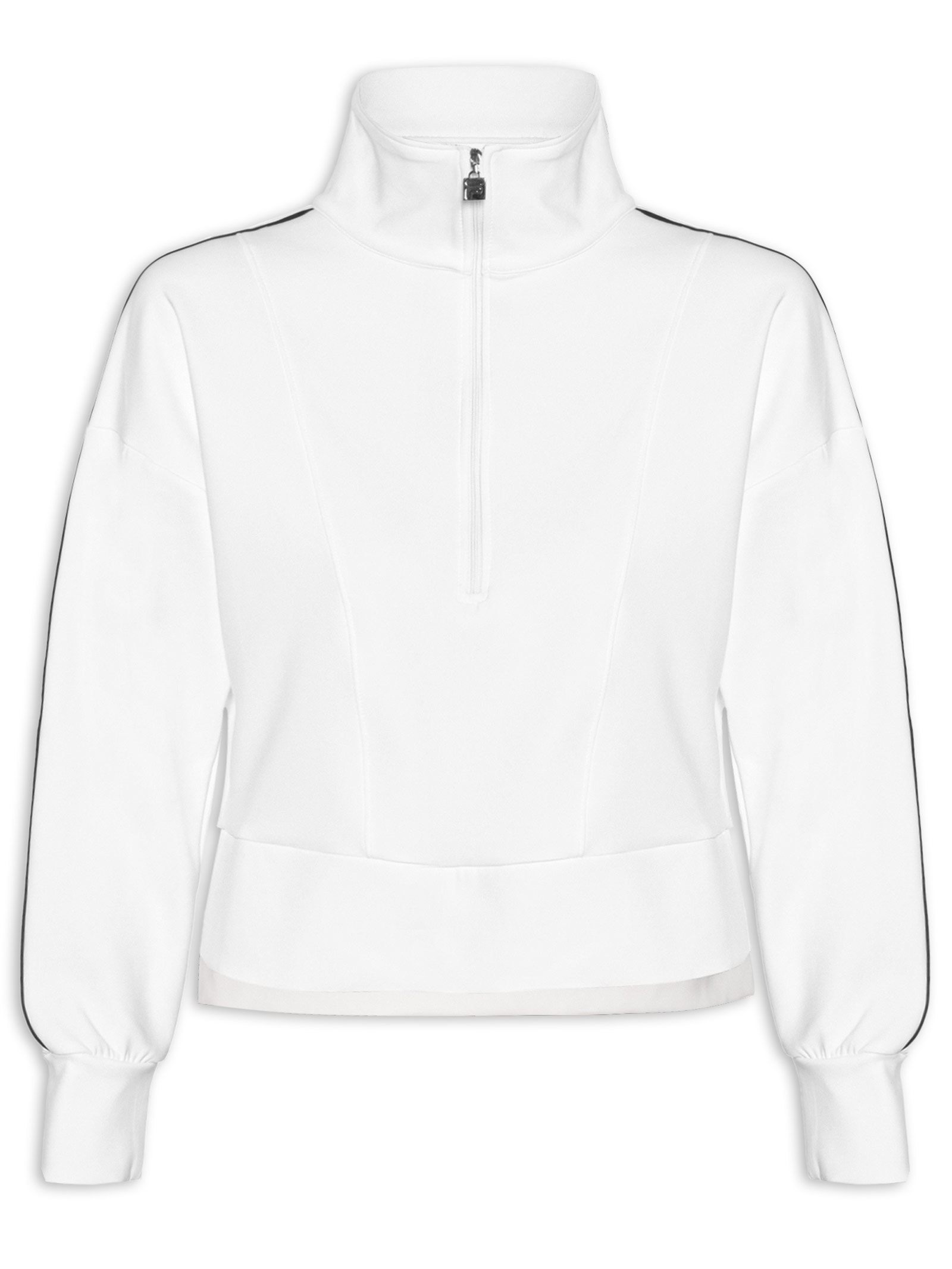 Casaco Feminino Piping Classic Sports Branco Fila
