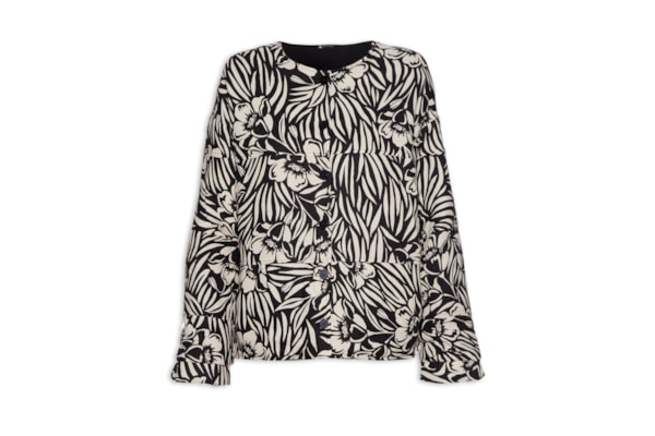 Casaco Feminino Poppies - Preto