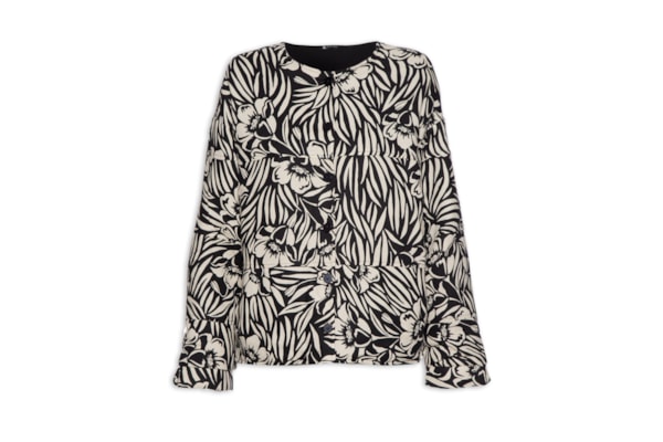 Casaco Feminino Poppies - Preto