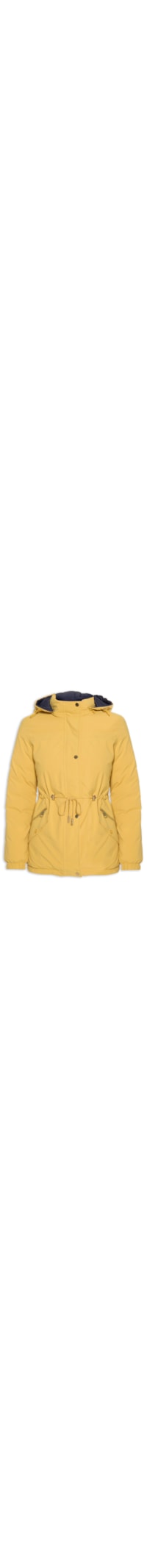 Casaco Feminino Puffer Dupla Face - Amarelo
