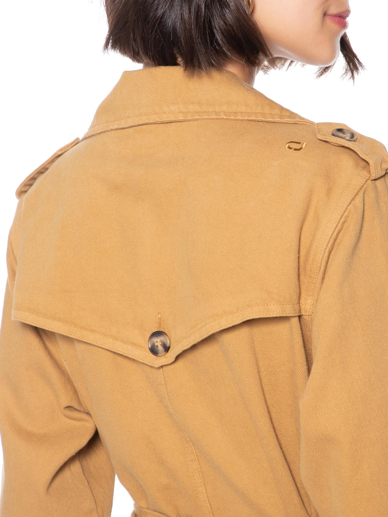 Casaco Feminino Sarja Marrom Colcci Jeans