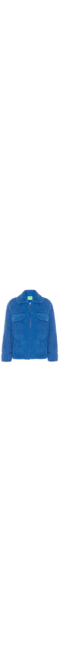 Casaco Feminino Sherpa - Azul