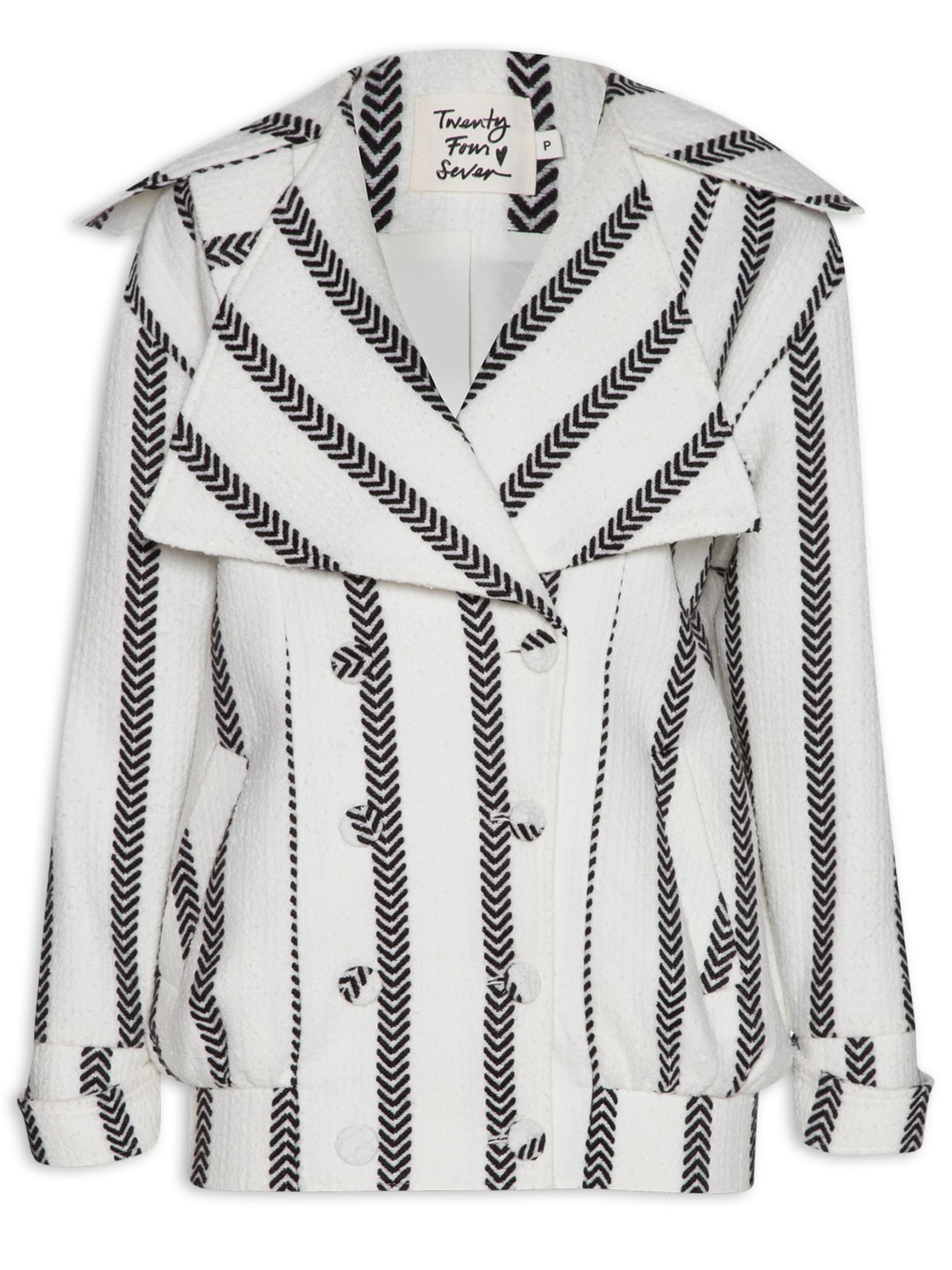 Vista 2 Casaco Feminino Sophia BRANCO BRANCO