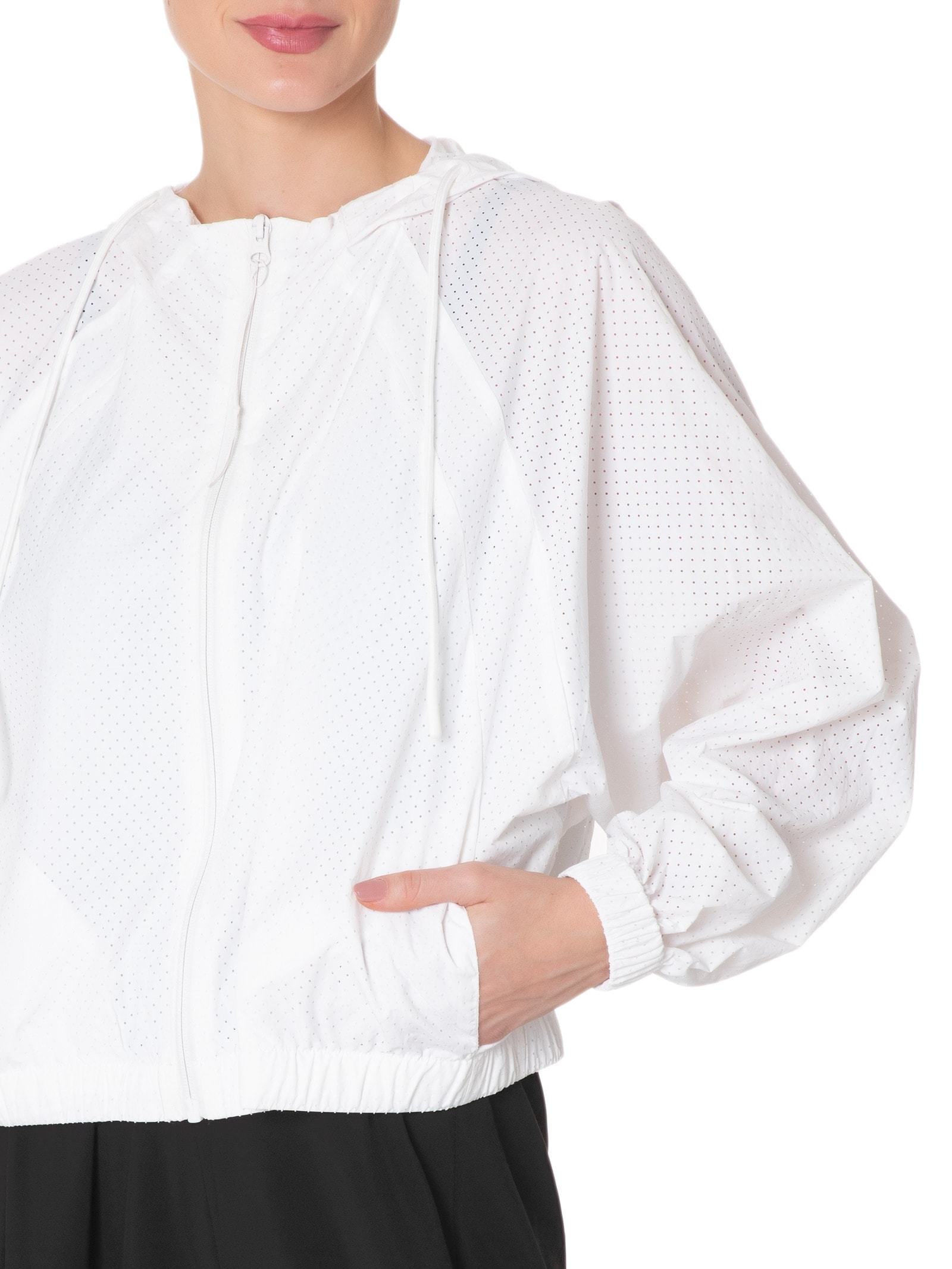 Casaco Feminino Superlight Microfuros Branco Osklen