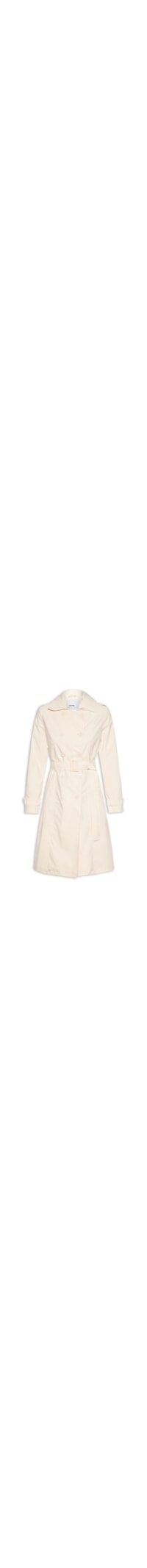 Casaco Feminino Trench Coat Com Cinto - Bege