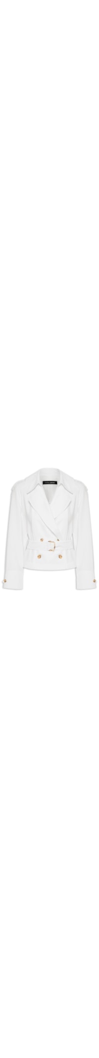 Casaco Feminino Trench Coat Leve - Branco