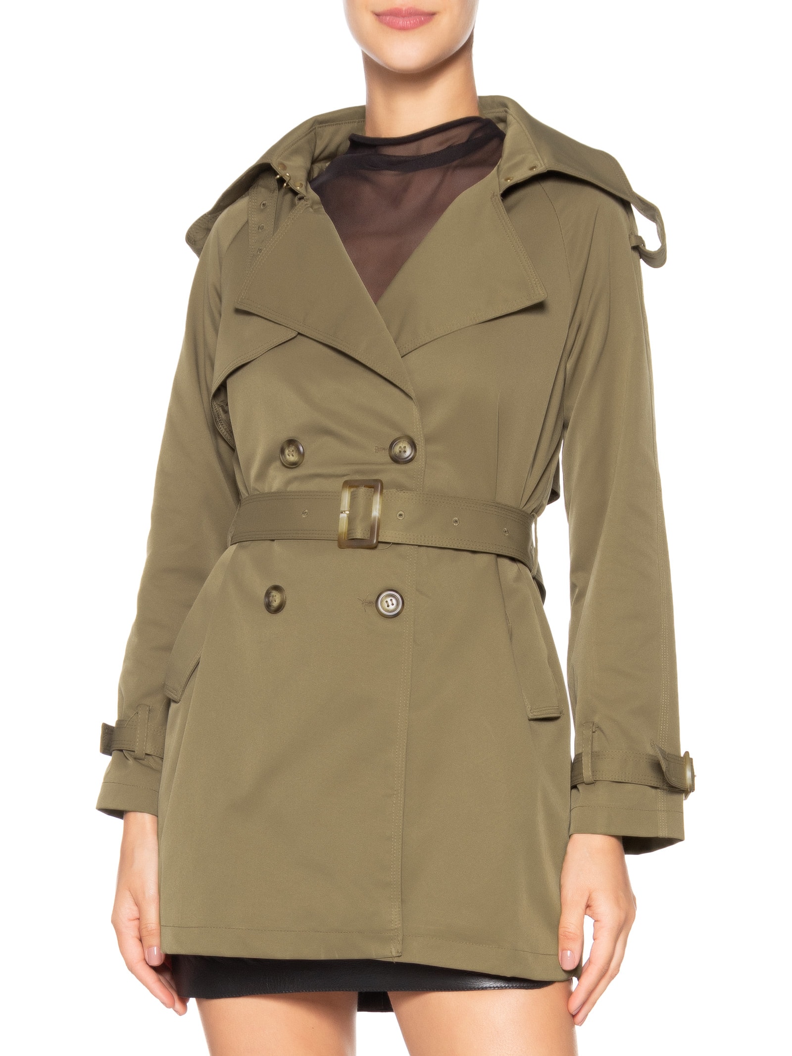 Casaco Feminino Trench Coat Marrom Market 33