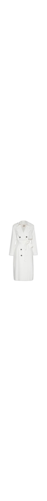 Casaco Feminino Trench Coat Patrícia - Branco