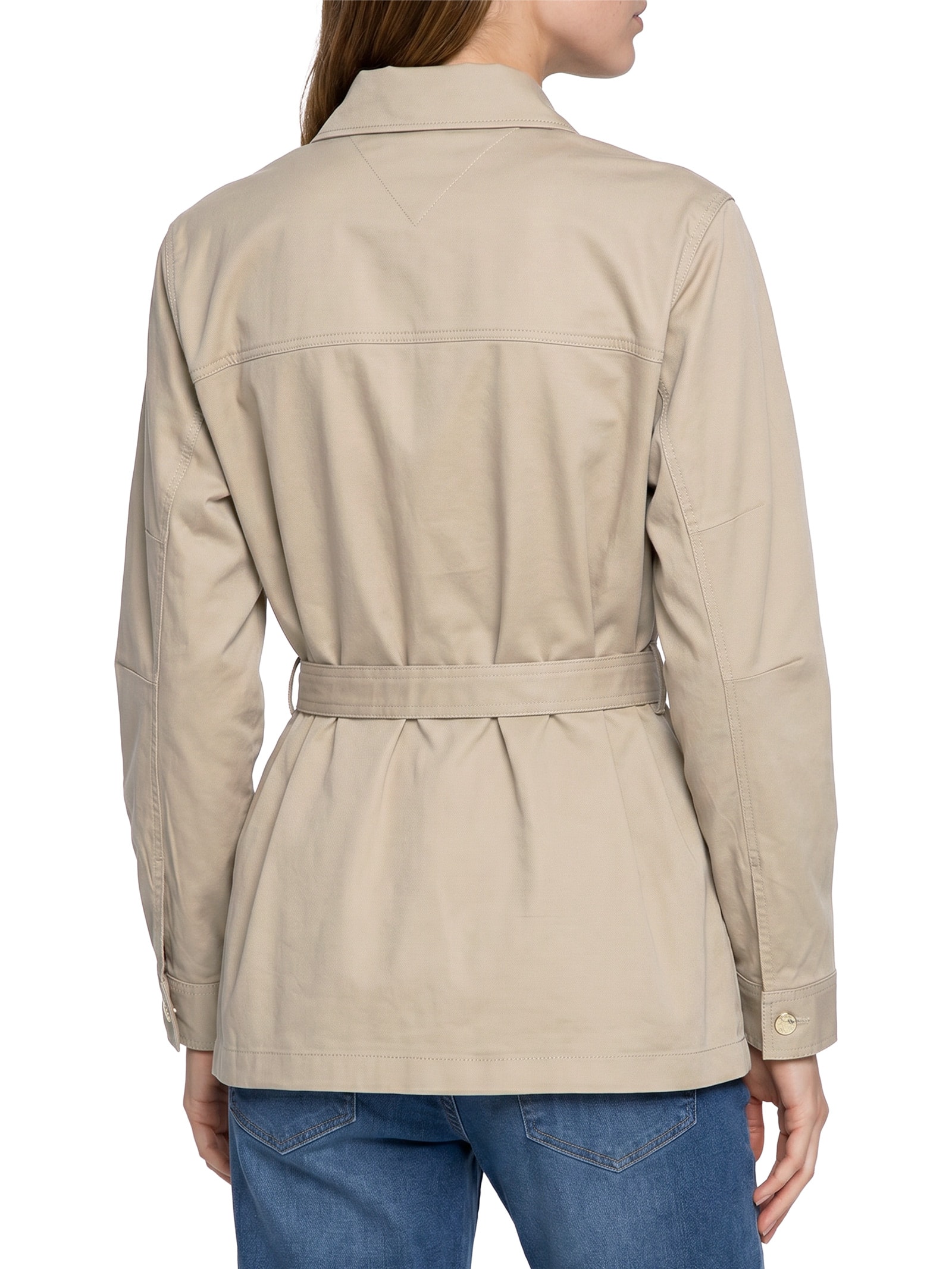 Casaco Feminino Trench Field Ls Bege Tommy Hilfiger