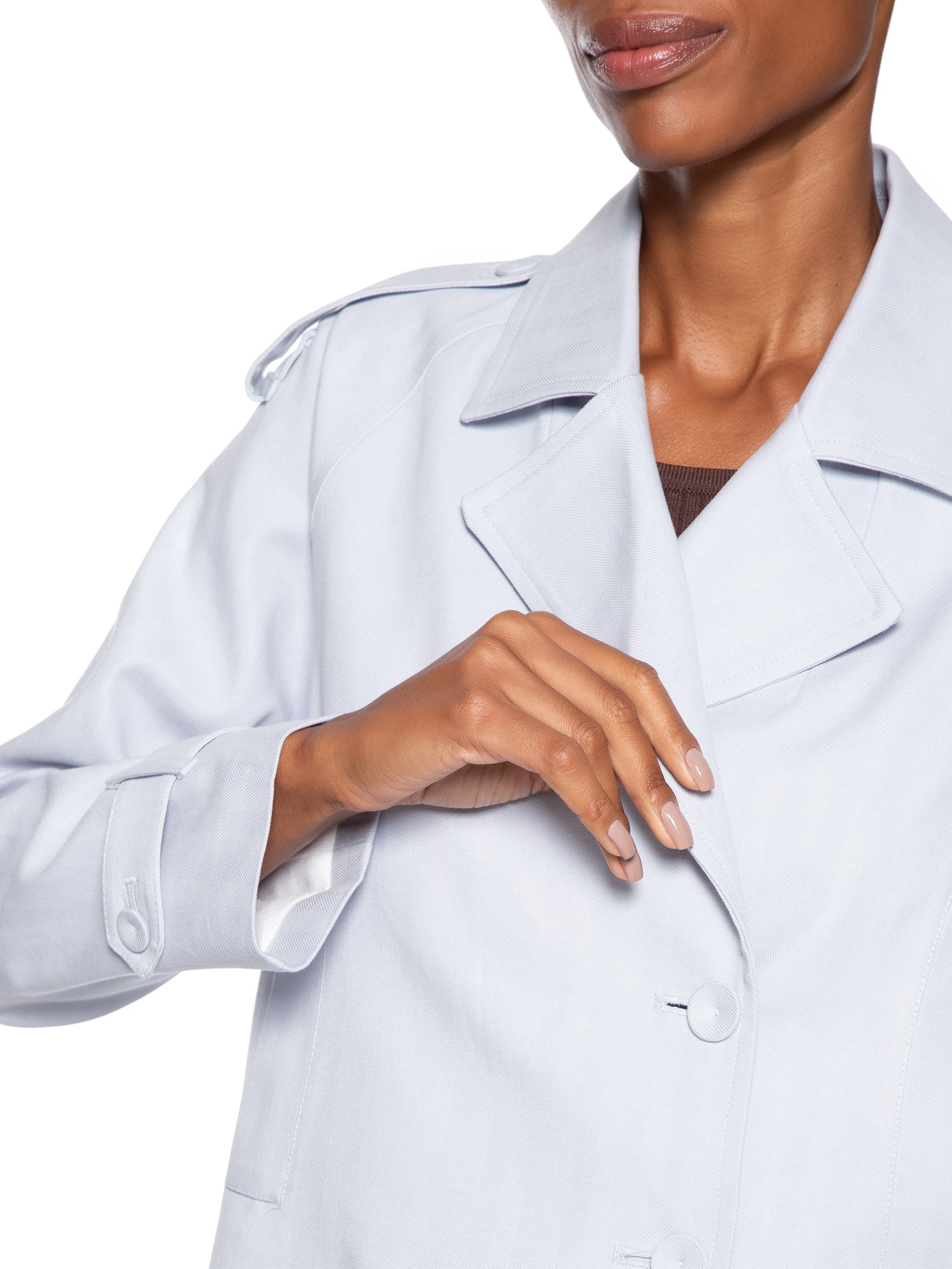 Casaco Feminino Trench Ivy Azul Le Lis