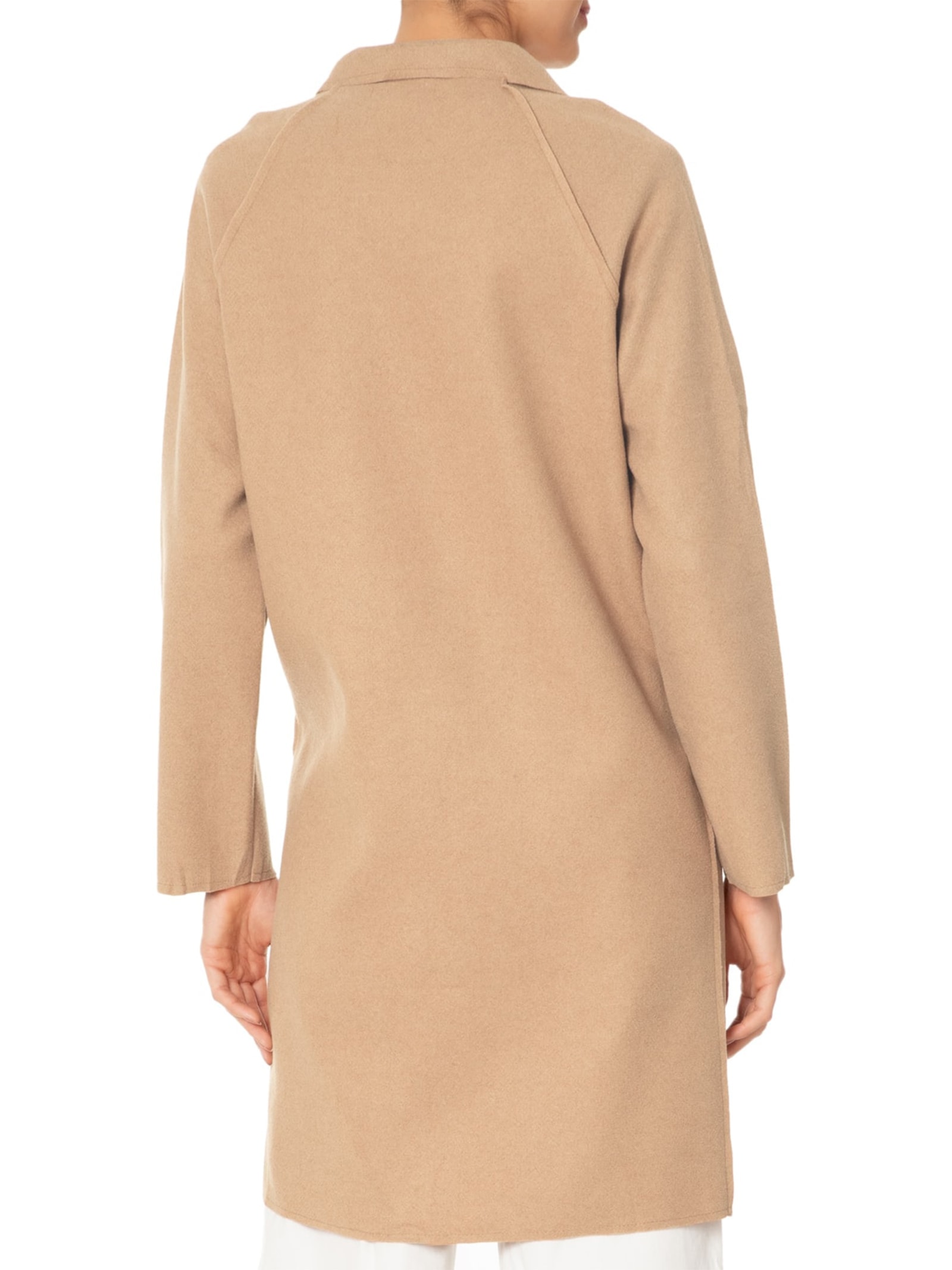 Casaco Feminino Trenchcoat Básico Alongado Marrom Basiq