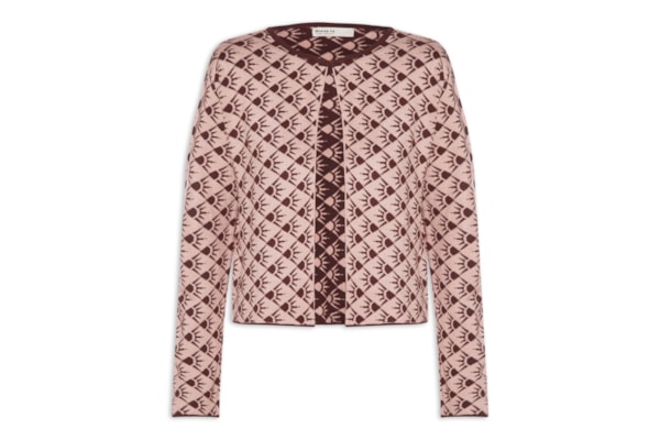 Casaco Feminino Tricot Floriluz - Rosa