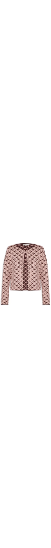 Casaco Feminino Tricot Floriluz - Rosa