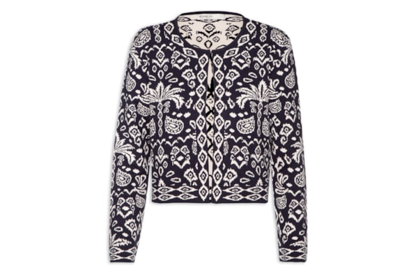 Casaco Feminino Tricot Tropikat - Preto