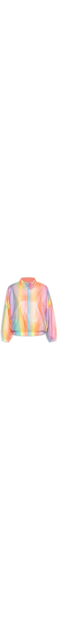 Casaco Feminino Windbreack Nylon Multicolor - Laranja