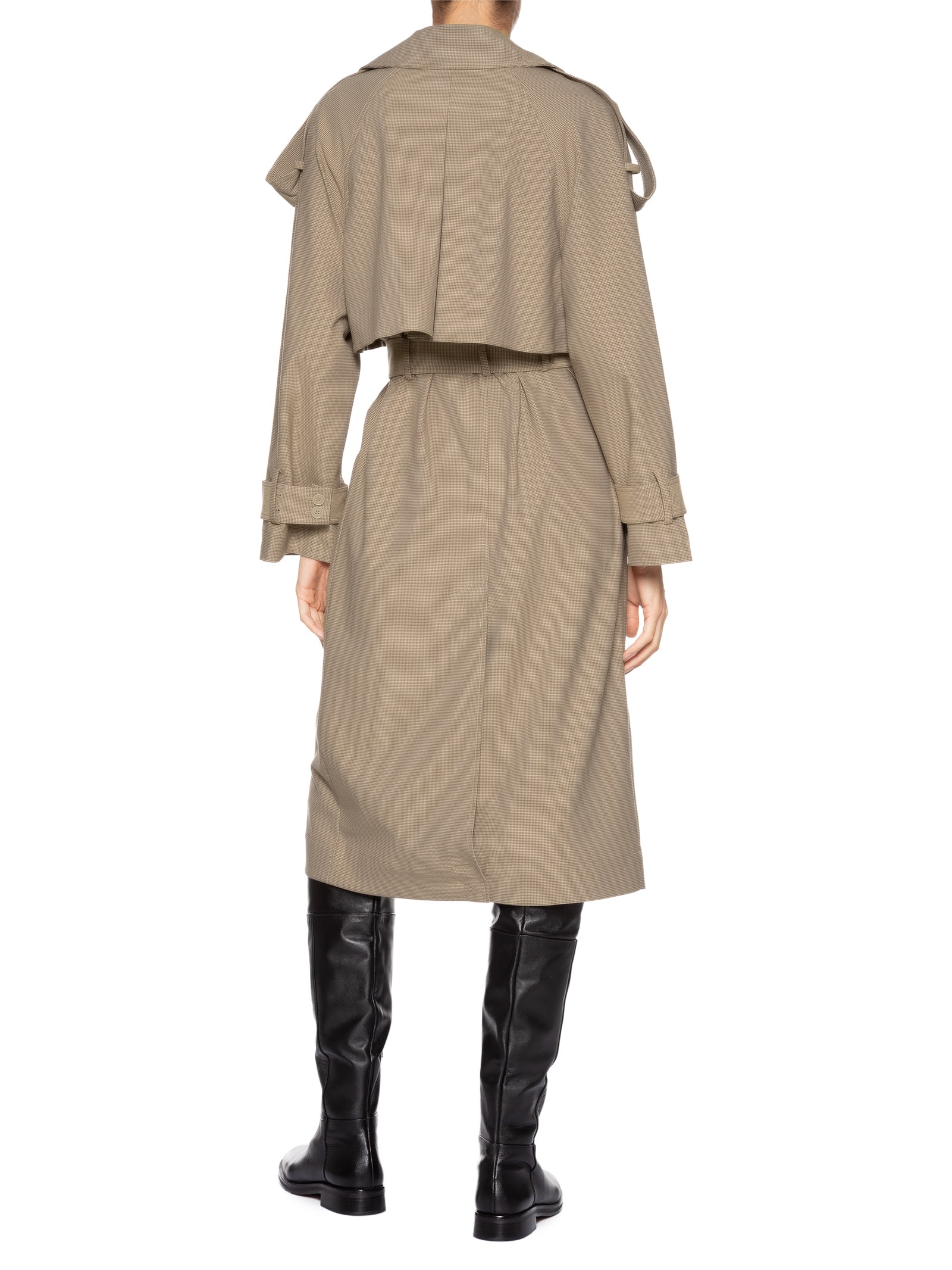 Casaco Feminino Xadrez Marrom Animale