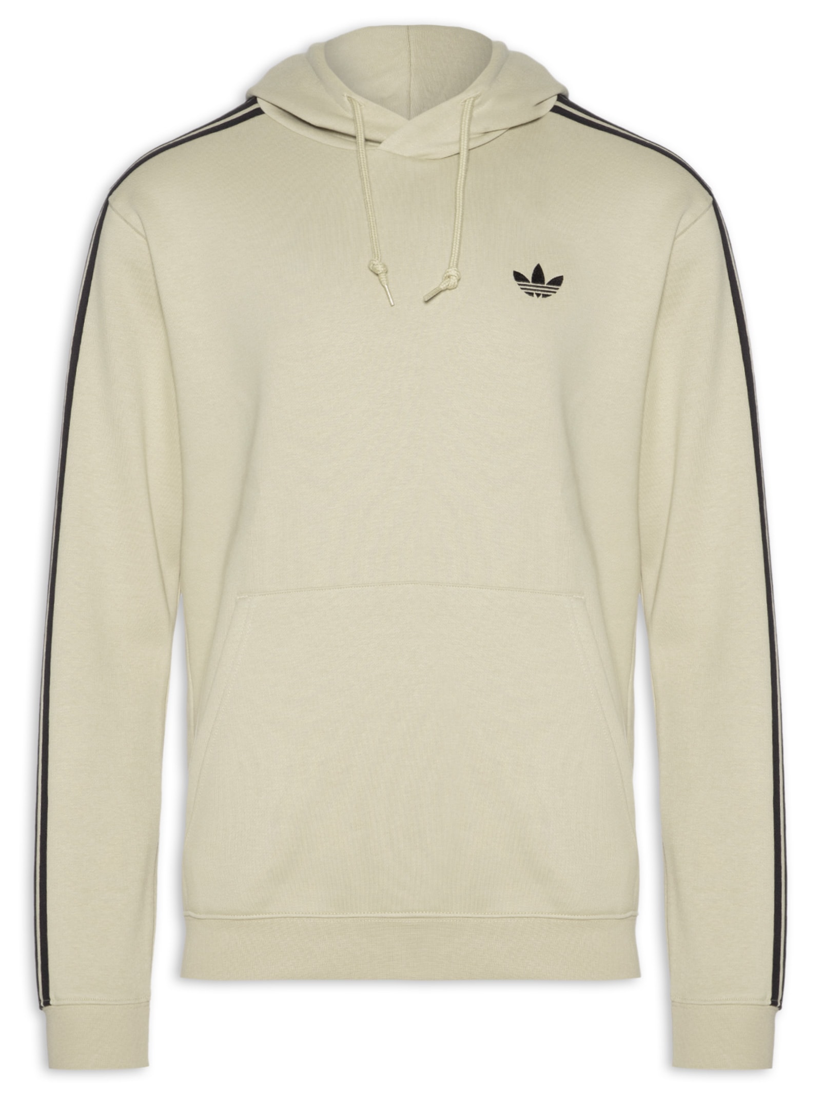 Casaco Masculino 3 Stripes Hooded Bege Adidas Originals
