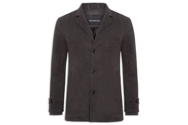 Casaco Masculino Botões Clássico - Cinza