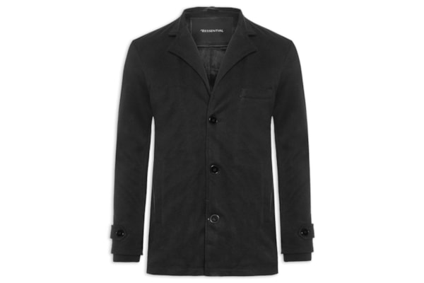 Casaco Masculino Botões Clássico - Preto