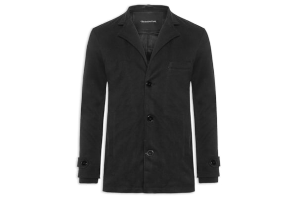 Casaco Masculino Botões Clássico - Preto