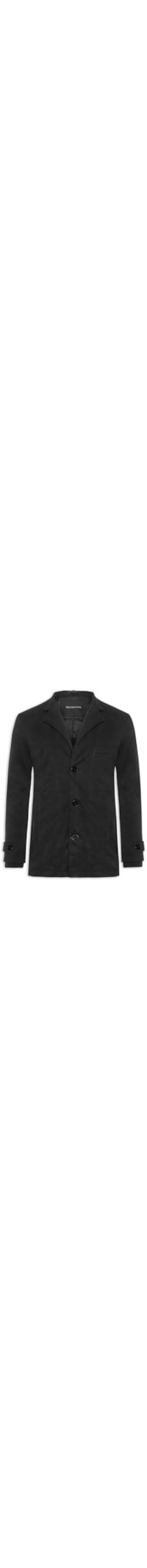 Casaco Masculino Botões Clássico - Preto