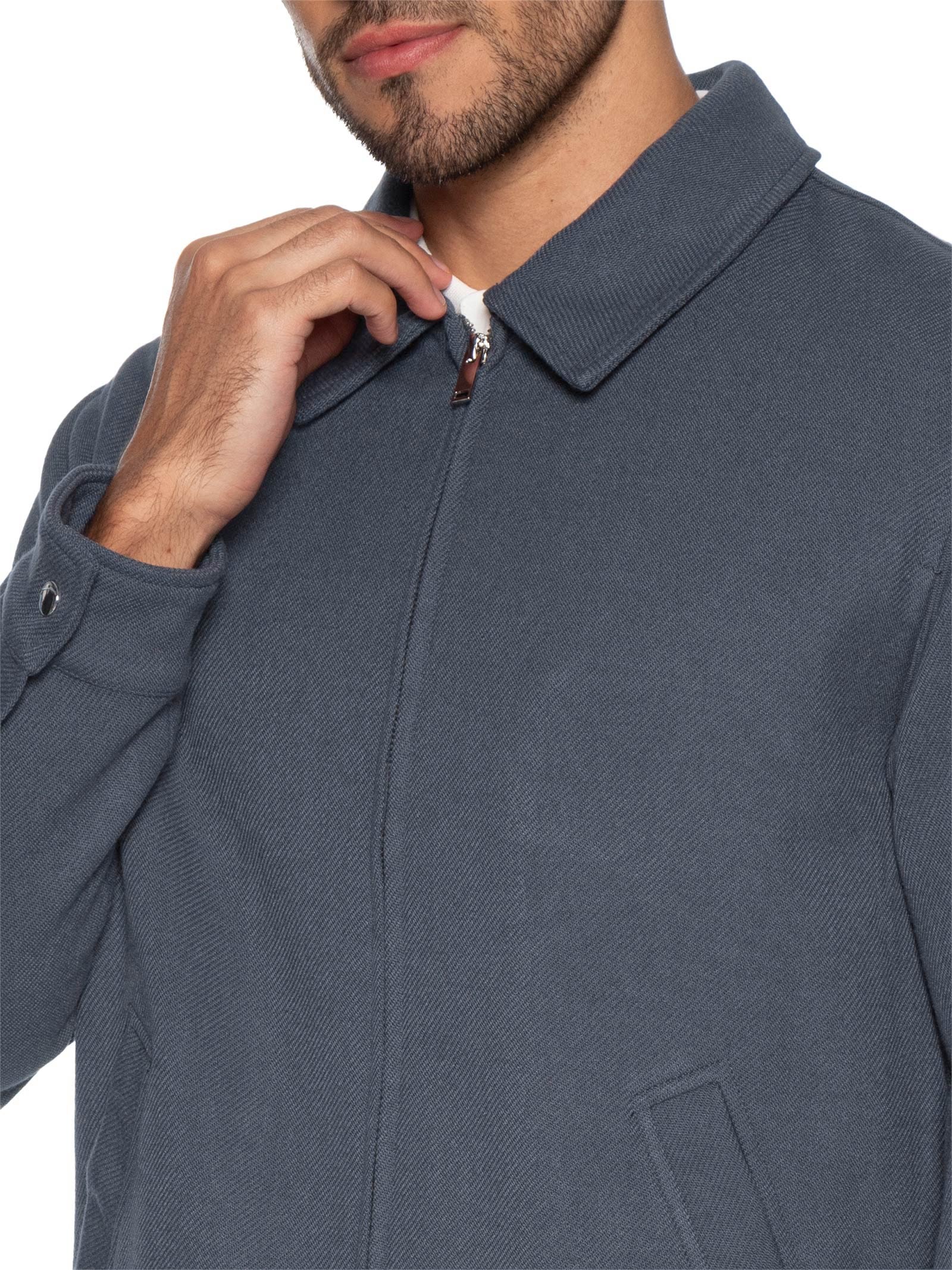 Casaco Masculino Clássico Cinza '2 Essential