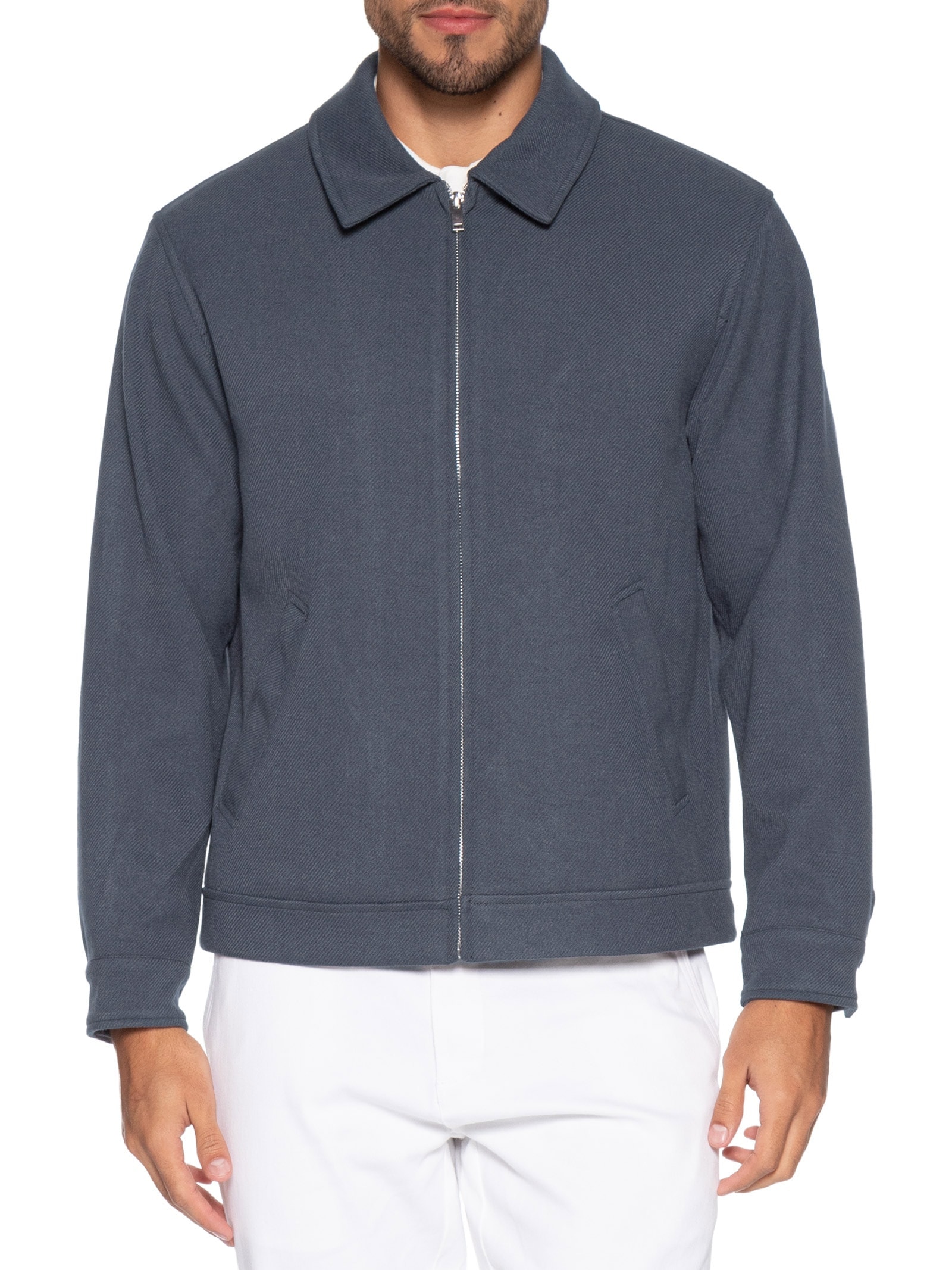 Casaco Masculino Clássico Cinza '2 Essential