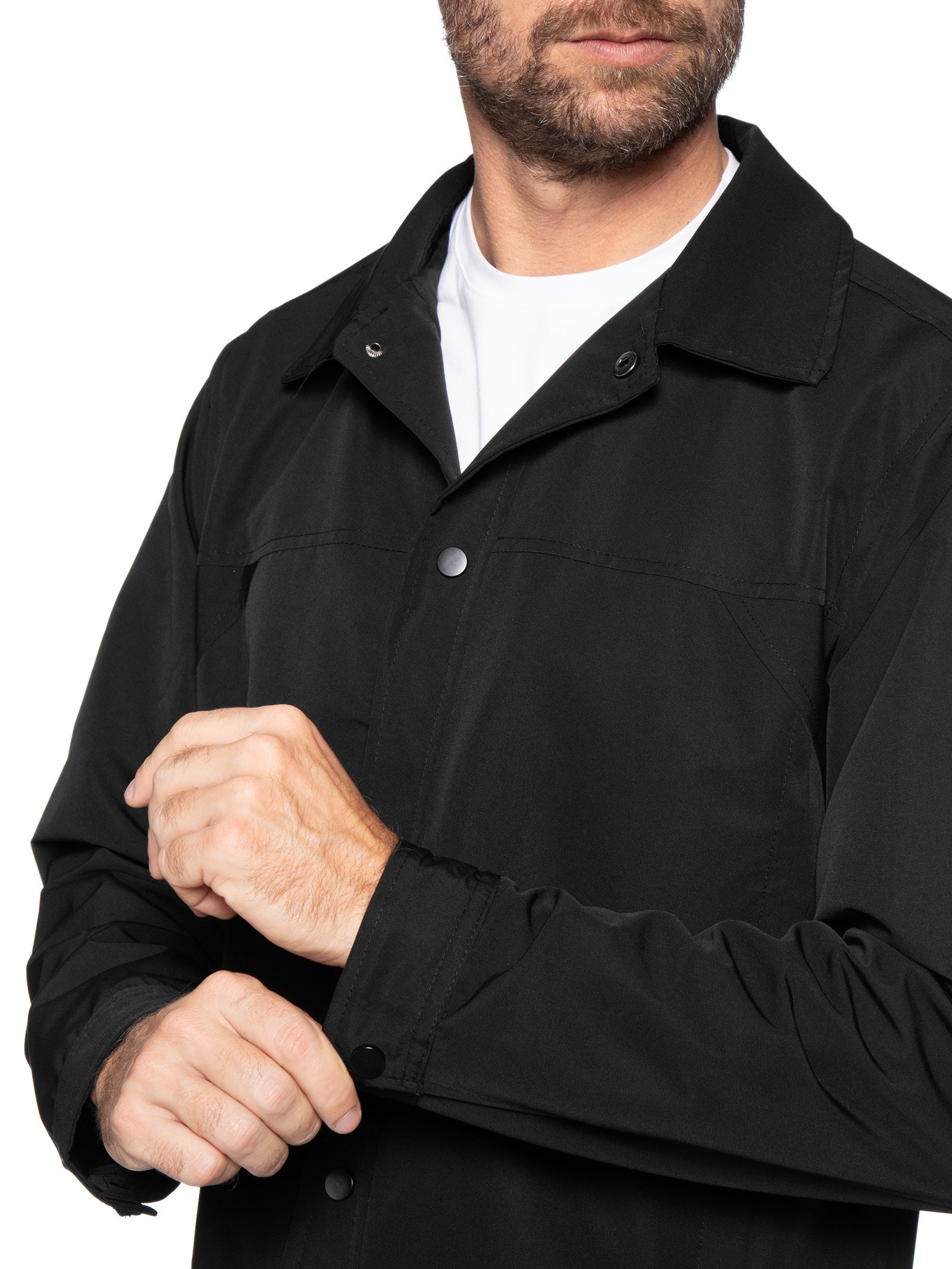 Casaco Masculino Clássico Preto Basiq Men