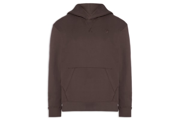 Casaco Masculino Com Capuz Athletics Small Logo - Marrom