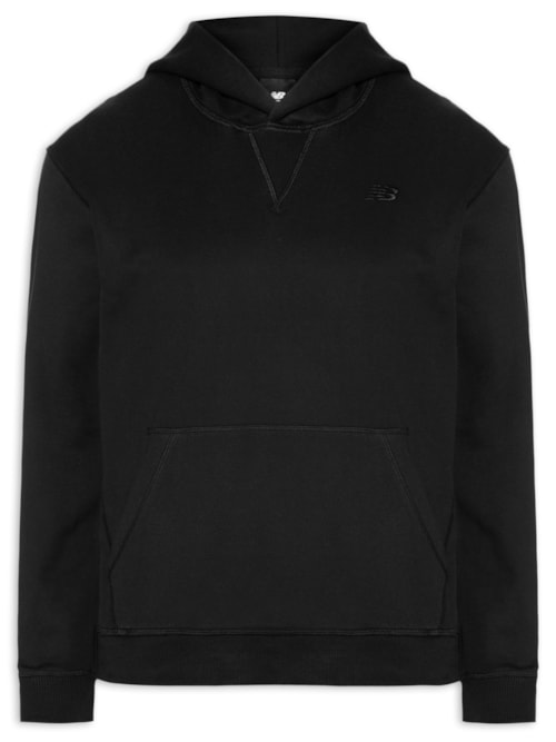 Casaco Masculino Com Capuz Athletics Small Logo – Preto