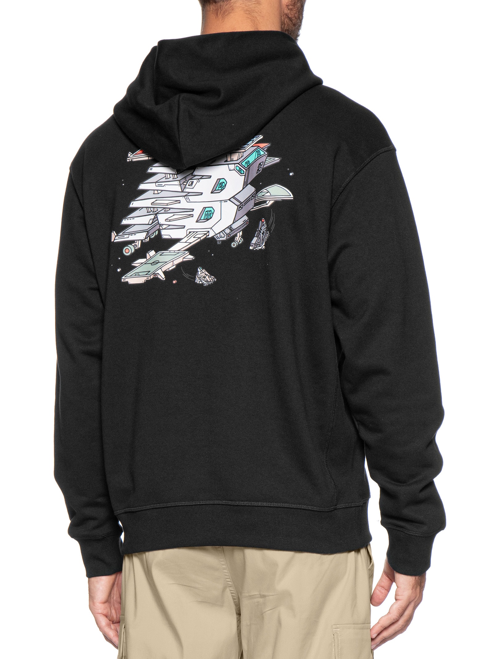 Casaco Masculino Com Capuz Ghica International Sport Preto New Balance