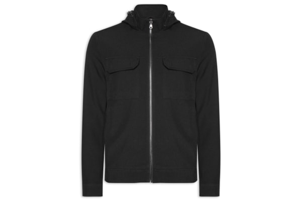 Casaco Masculino Com Capuz - Preto